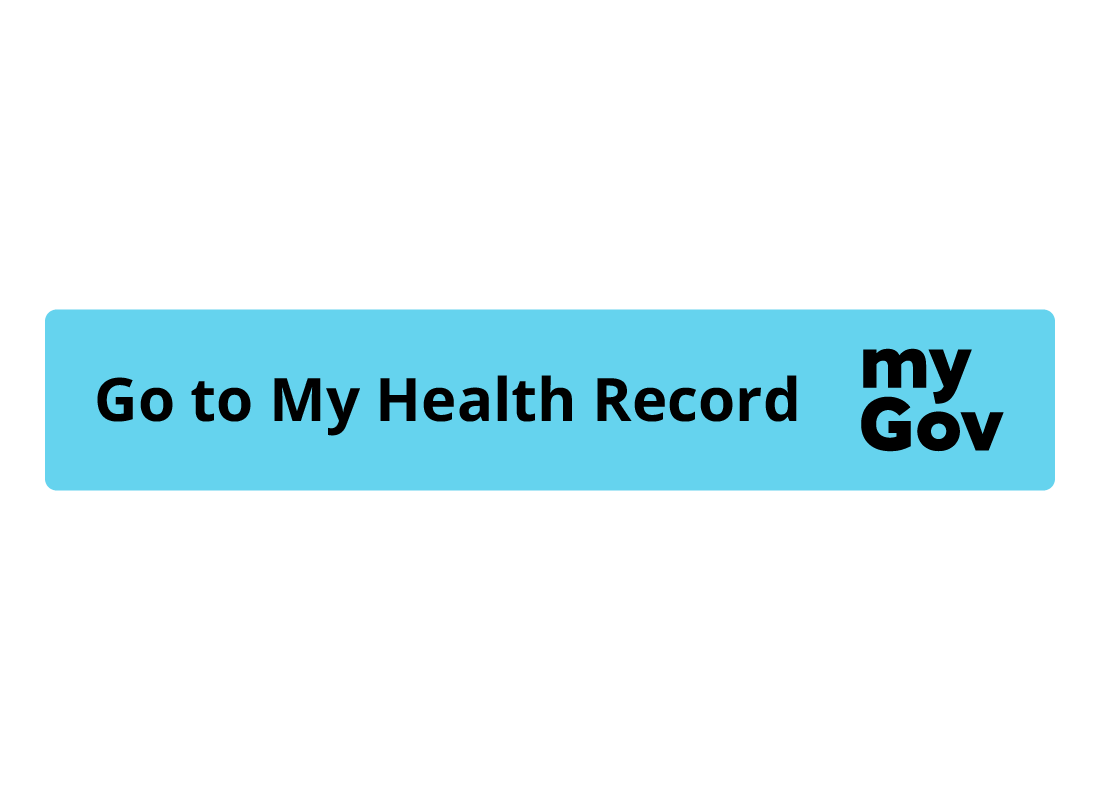 The Go to My Health Record button